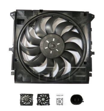 CHEVROLET COLORADO 2015-2022 — RAD/CND FAN ASSEMBLY; W/ BRUSHLESS MOTOR; 3.6L V6; COLORADO/CANYON 2015-2020 (OE 84188461)