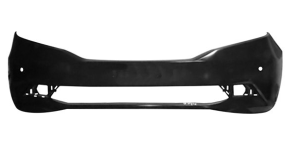 HONDA ODYSSEY 2011-2017 — FRONT BUMPER PRIMED; W/ SENSOR; FOR TOURING; 2011-2017