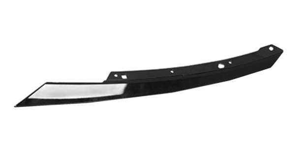 HONDA CIVIC 2016-2021 — GRILLE MOLDING LH; PAINTED/BLACK; FITS ALL USA BUILT 19-20 & 17-18 SI; SEDAN 17-21/COUPE 17-20 CAPA