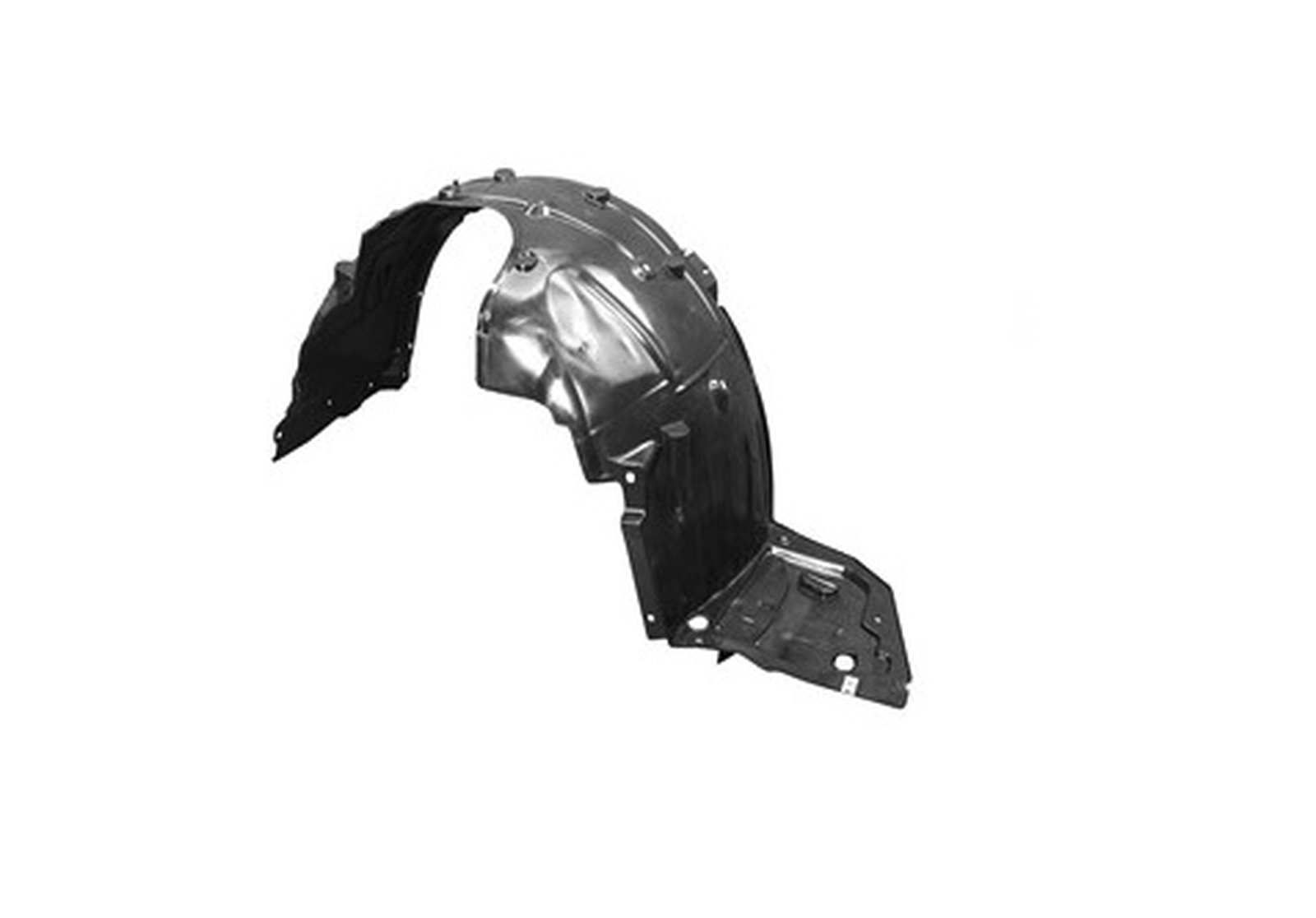 HO1248201 honda civic 2022 2025 front left fender liner injection molded hb sdn w 2 0 l ja 1