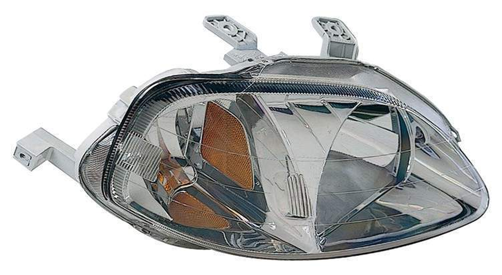 HO2503113 honda civic 1999 2000 right headlight hq ho2503113 1