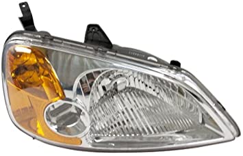 HONDA CIVIC 2001-2005 — HEAD LAMP RH; SEDAN 2001-2003 / HYBRID 2003