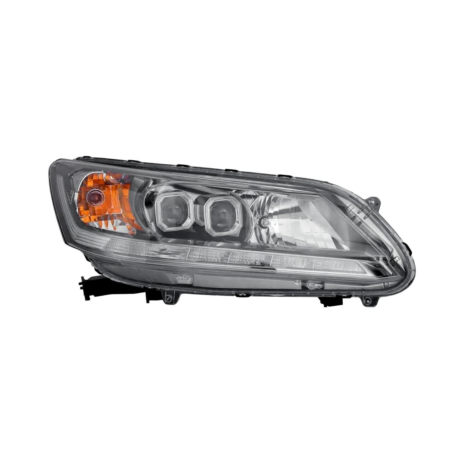 HO2503152C honda accord 2013 2015 right headlight led with drl capa ho2503152c 1