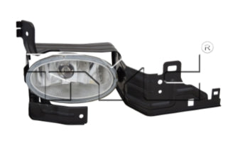 HONDA ACCORD 2008-2012 — FOG LIGHT RH; FACTORY INSTALLED LAMPS; SEDAN 2011-2012 CAPA