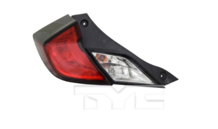 HONDA CIVIC 2016-2021 — TAIL LIGHT LH; FOR COUPE; 2016-2020