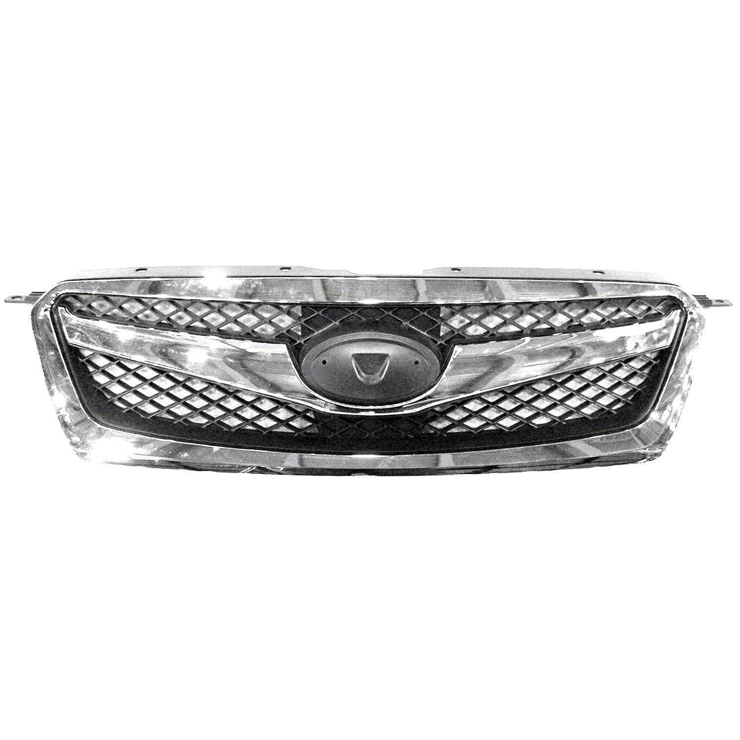 SUBARU LEGACY 2010-2014 — FRONT GRILLE; MATTE BLACK/CHROME MOLDING; LEGACY 2010-2012