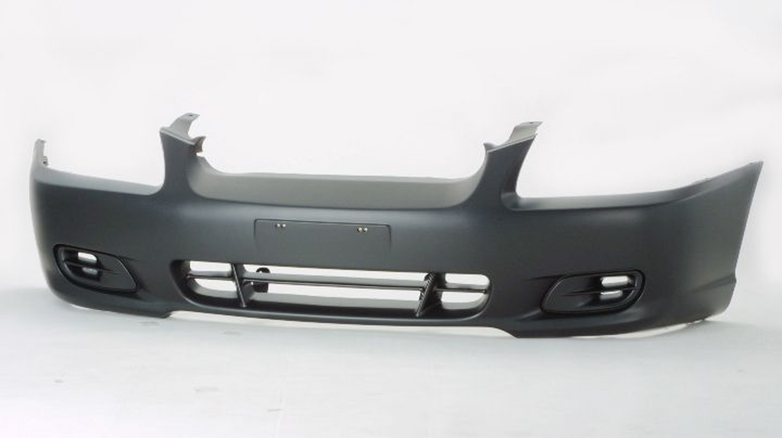 HY1000133 hyundai accent 2001 2002 bumper front primed without fog lamp hole hy1000133 1