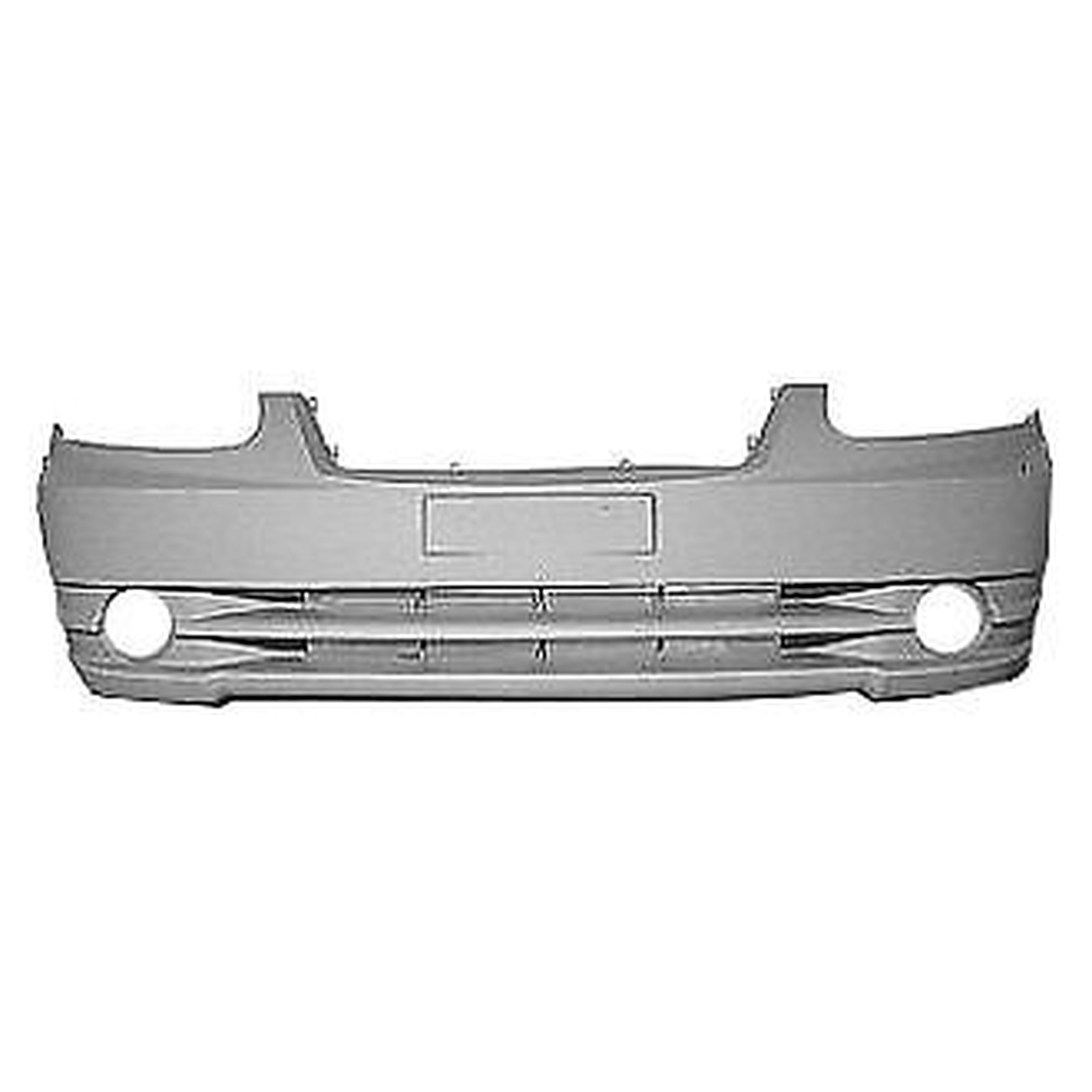 HY1000144 hyundai accent 2006 bumper front primed with fog lamp hole hy1000144 2
