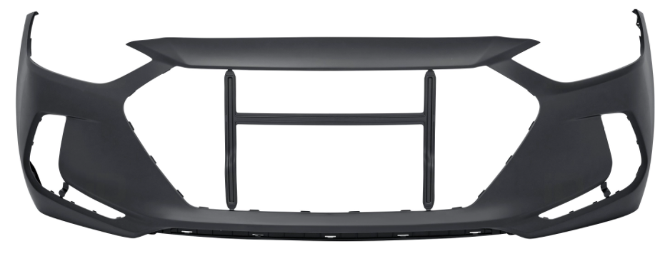 HYUNDAI ELANTRA 2017-2018 — FRONT BUMPER PRIMED;USA BUILT; W/O TOW; ELANTRA SEDAN 2017-2018 (EXCEPT SPORT) CAPA