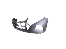 HYUNDAI TUCSON 2022-2024 — FRONT UPPER BUMPER; USE W/ SKID; W/ 6 SENSORS; EXCEPT N-LINE; KOREA BUILT GAS/HYBRID; 2022-2024 CAPA