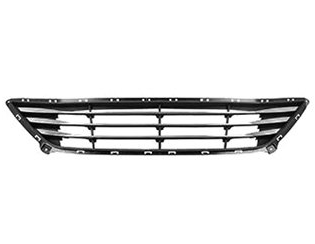 HYUNDAI ELANTRA 2014-2016 — BUMPER GRILLE; USA BUILT; BLACK FRAME & SMOKE CHROME BARS; ; ELANTRA SEDAN 2014-2016