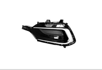 HYUNDAI SANTA FE SPORT 2013-2018 — FRONT BUMPER GRILLE LH; PTD BLACK/SILVER; 2017-2018