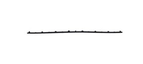 HYUNDAI VENUE 2020-2025 — FRONT LOWER BUMPER MOLDING; BLACK; 2020-2025