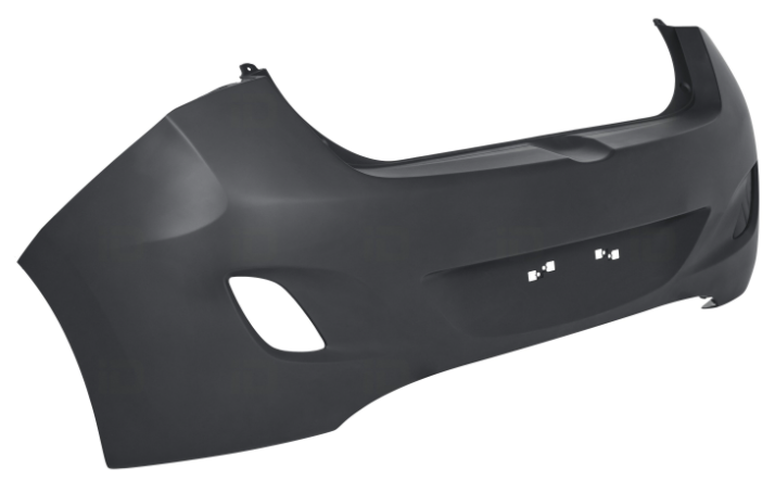 HYUNDAI ELANTRA GT 2013-2017 — REAR BUMPER PRIMED; FOR ELANTRA GT ( 4-DOOR ) 2013-2017 CAPA