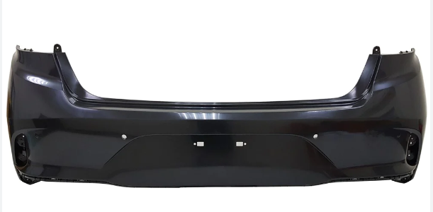 HYUNDAI SONATA 2018-2019 — REAR BUMPER PRIMED; W/ SENSOR; SONATA HYBRID 2018-2019