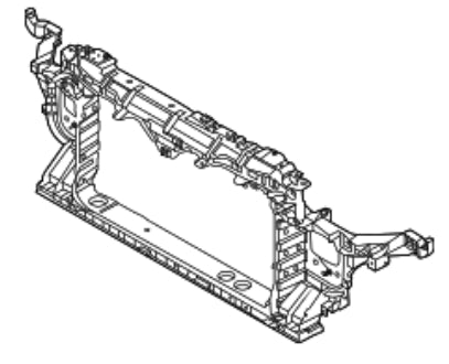 HYUNDAI SONATA 2020-2023 — RAD. SUPPORT; HYBRID 2020-2023 (OEM # 64101-L1000)