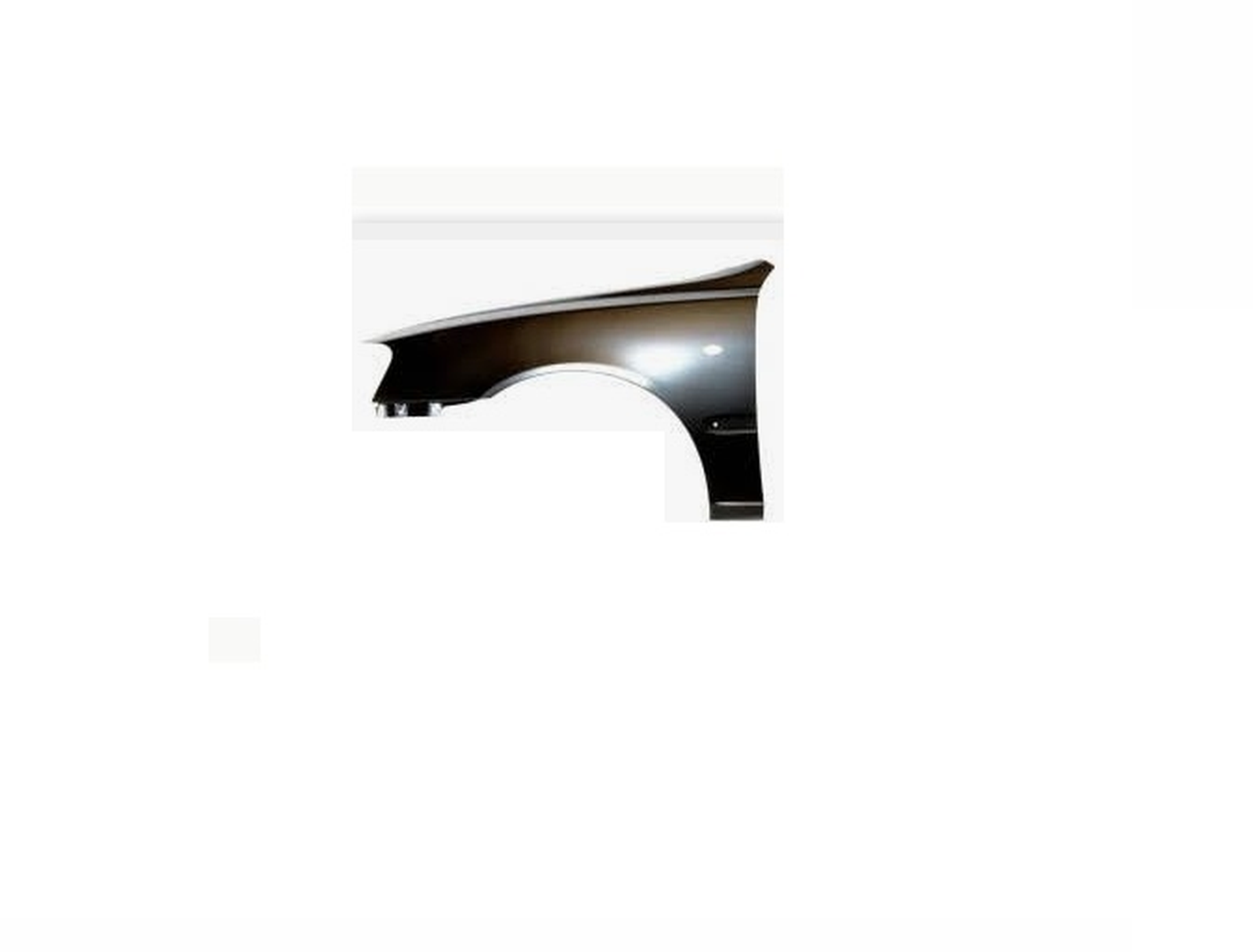 HY1240128 hyundai accent 2001 2002 front left fender with upper moulding hole hy1240128 2