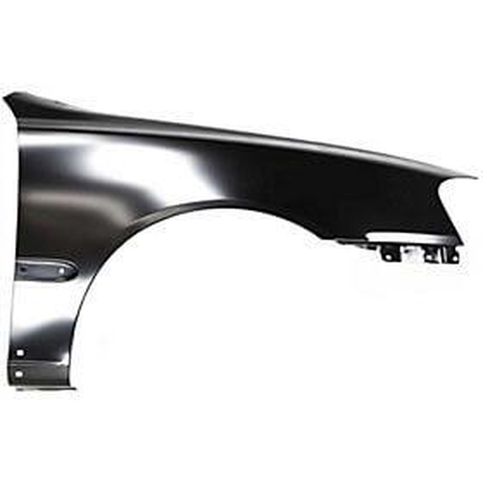 HY1240128 hyundai accent 2001 2002 front left fender with upper moulding hole hy1240128 4