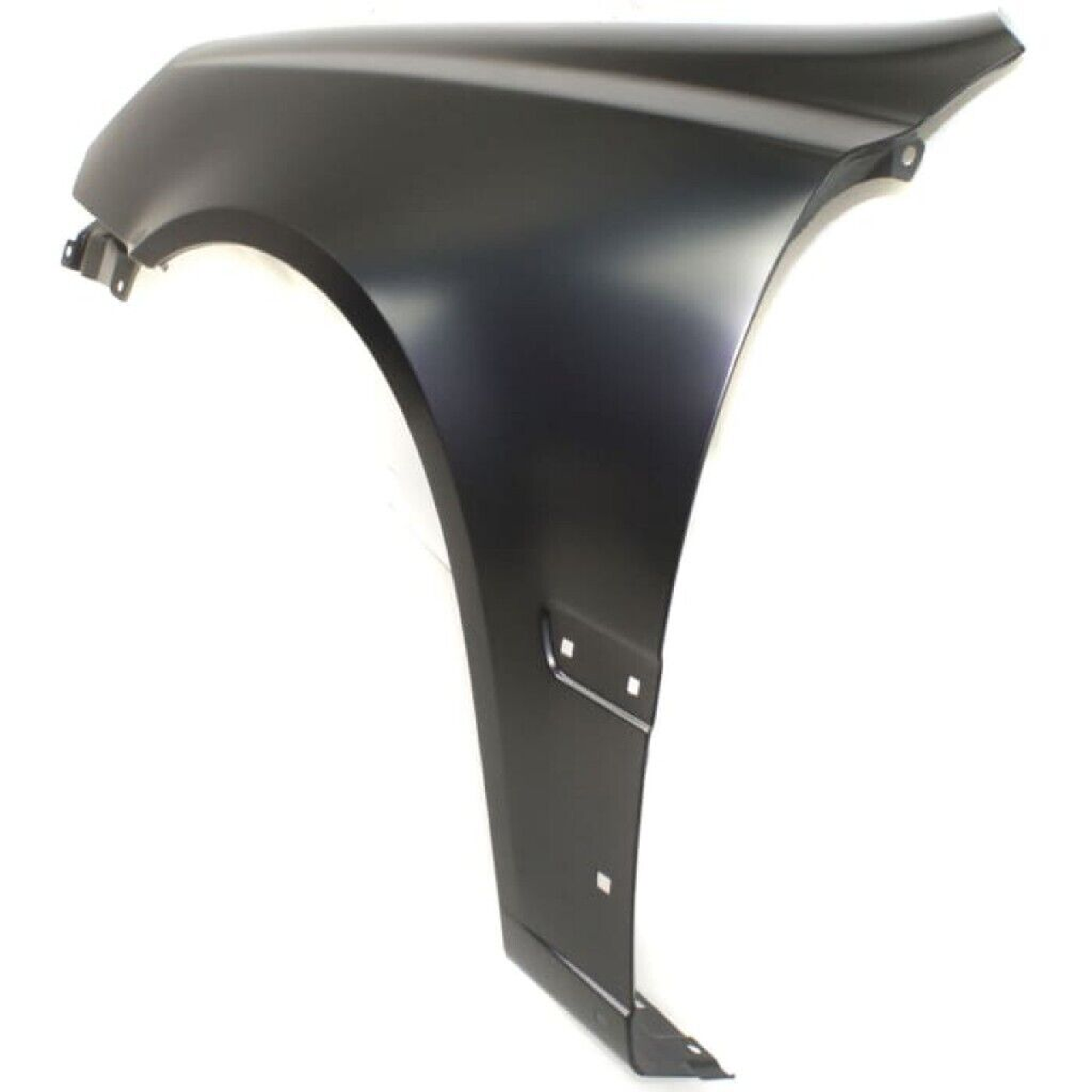 HY1240131 hyundai accent 2006 front left fender with rocker moulding hole hy1240131 4