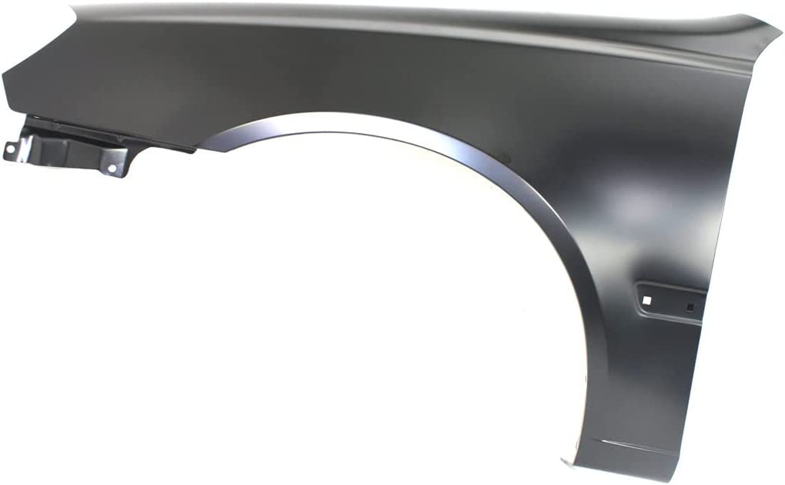 HY1240132 hyundai accent 2006 front left fender without rocker moulding hole hy1240132 2