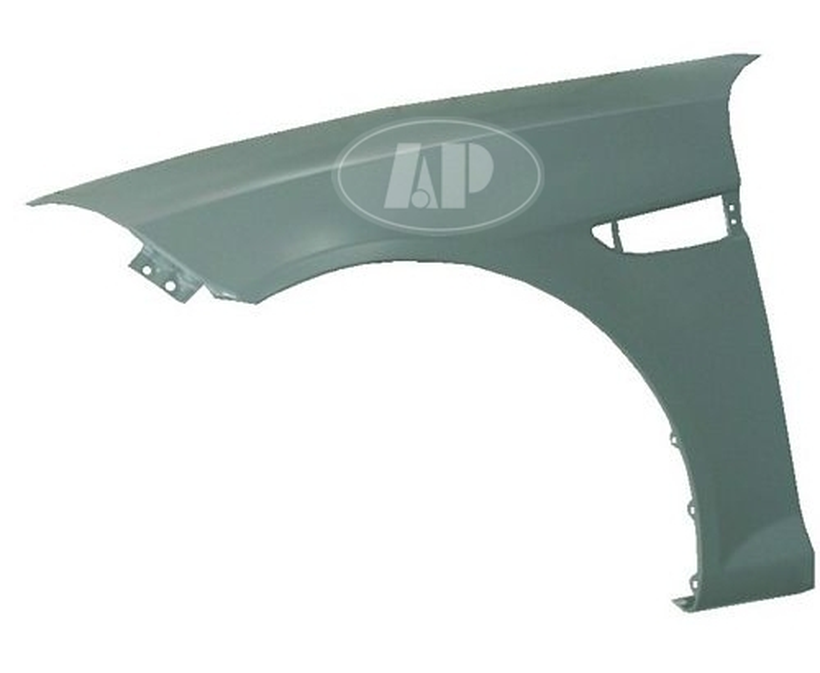 HY1240143 hyundai tiburon 2007 2008 front left fender with side mldg hole steel hy1240143 1