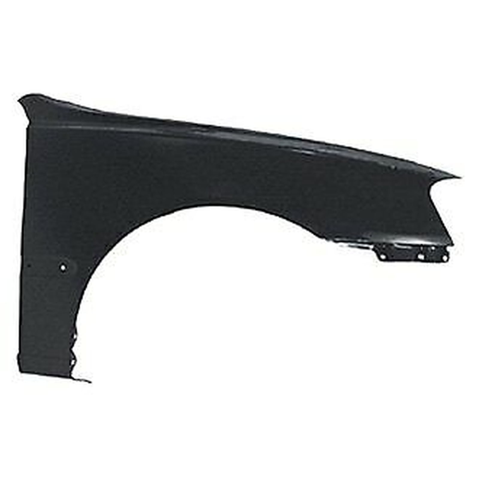 HY1241128 hyundai accent 2001 2002 front right fender with upper moulding hole hy1241128 2