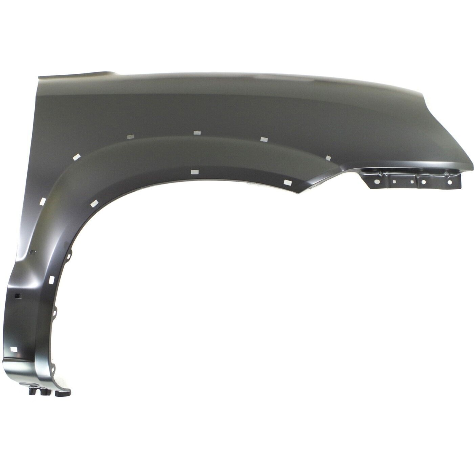 HY1241136 hyundai tucson 2005 2009 front right fender with cladding hole hy1241136 2
