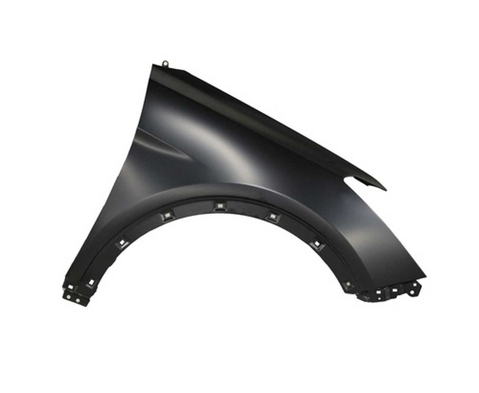 HY1241160 hyundai santa fe 2013 2018 front right fender without side lamp hole steel gls l 1