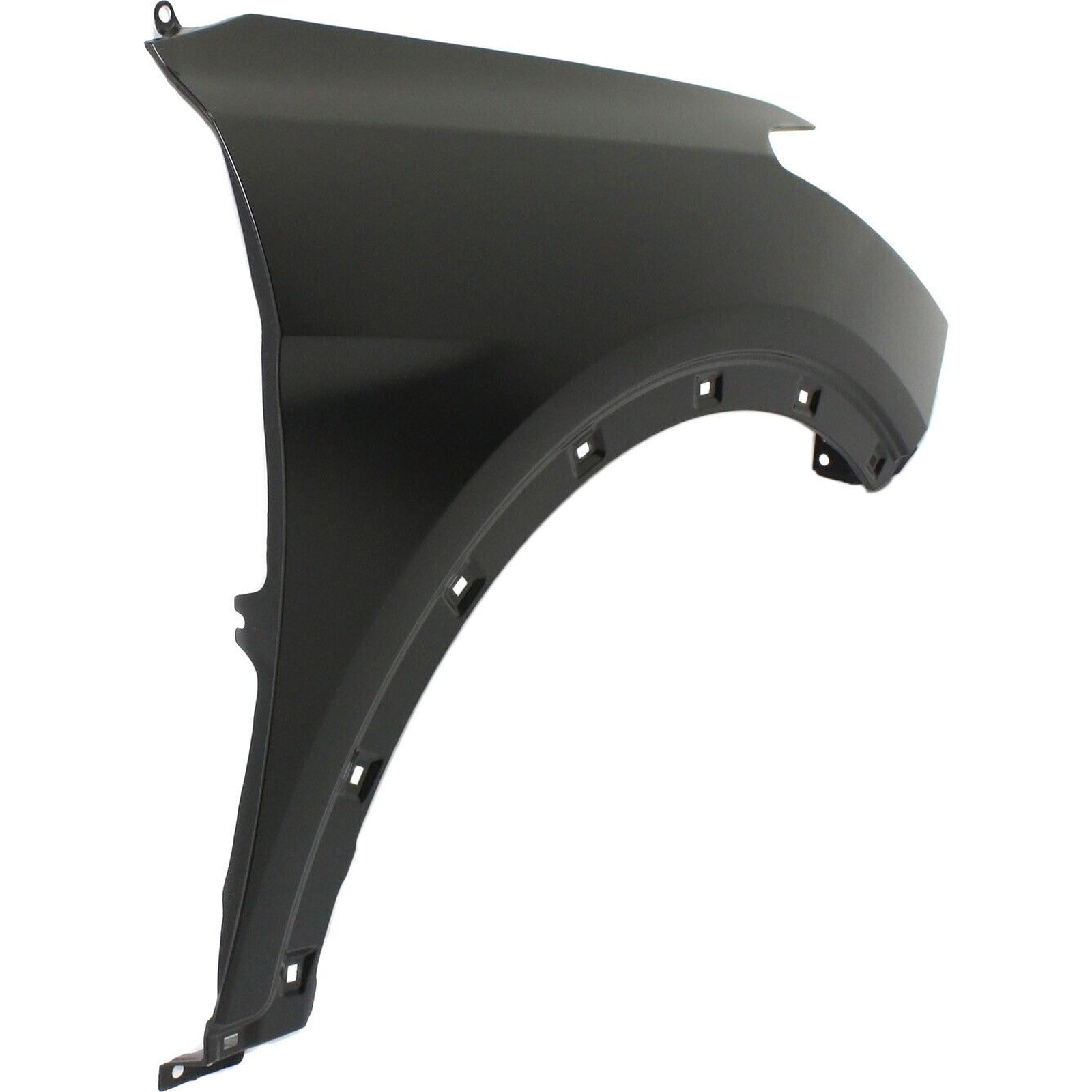 HY1241160 hyundai santa fe 2013 2018 front right fender without side lamp hole steel gls l 4