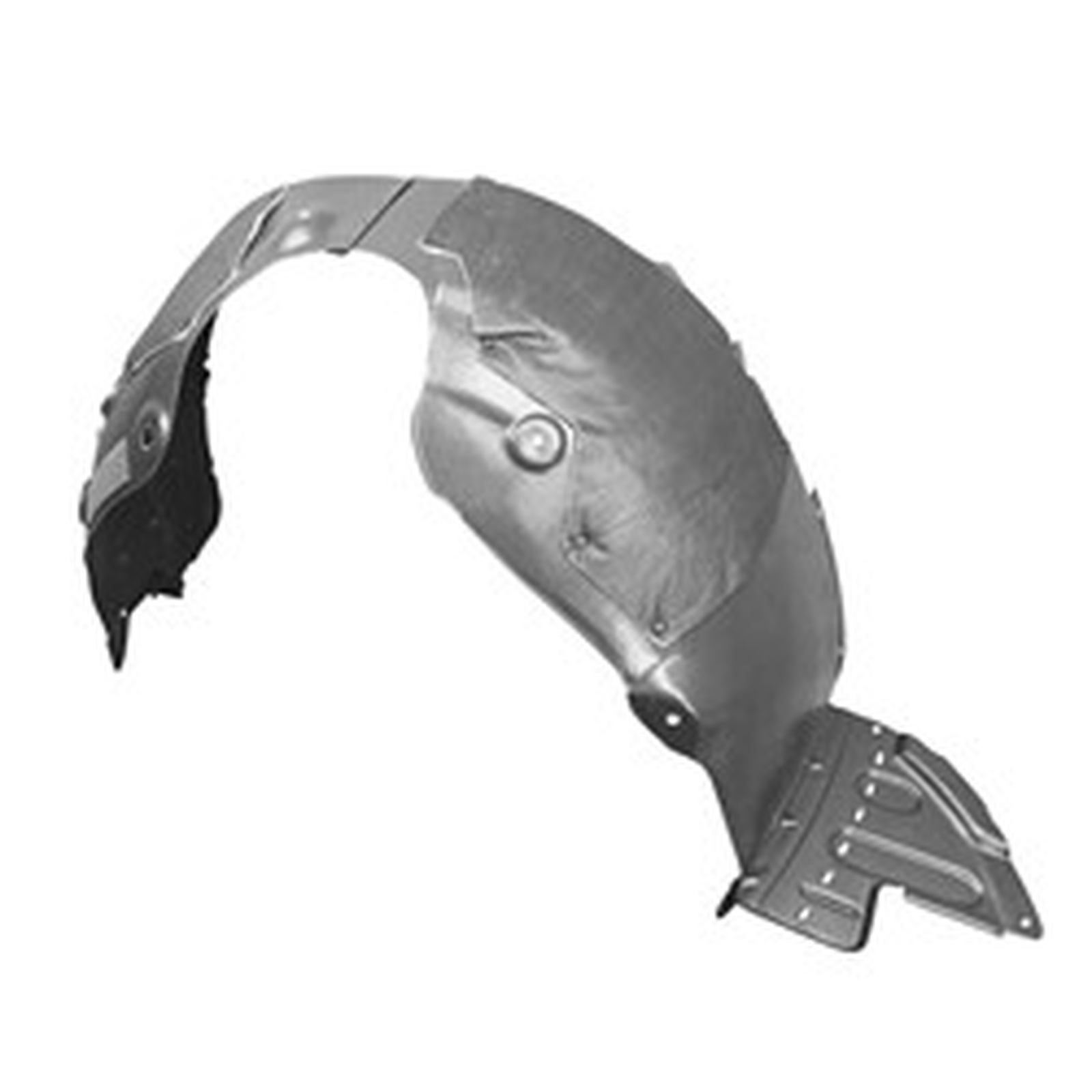 HY1248163 hyundai santa fe xl 2017 2019 front left fender liner vacuum moulded hy1248163 1