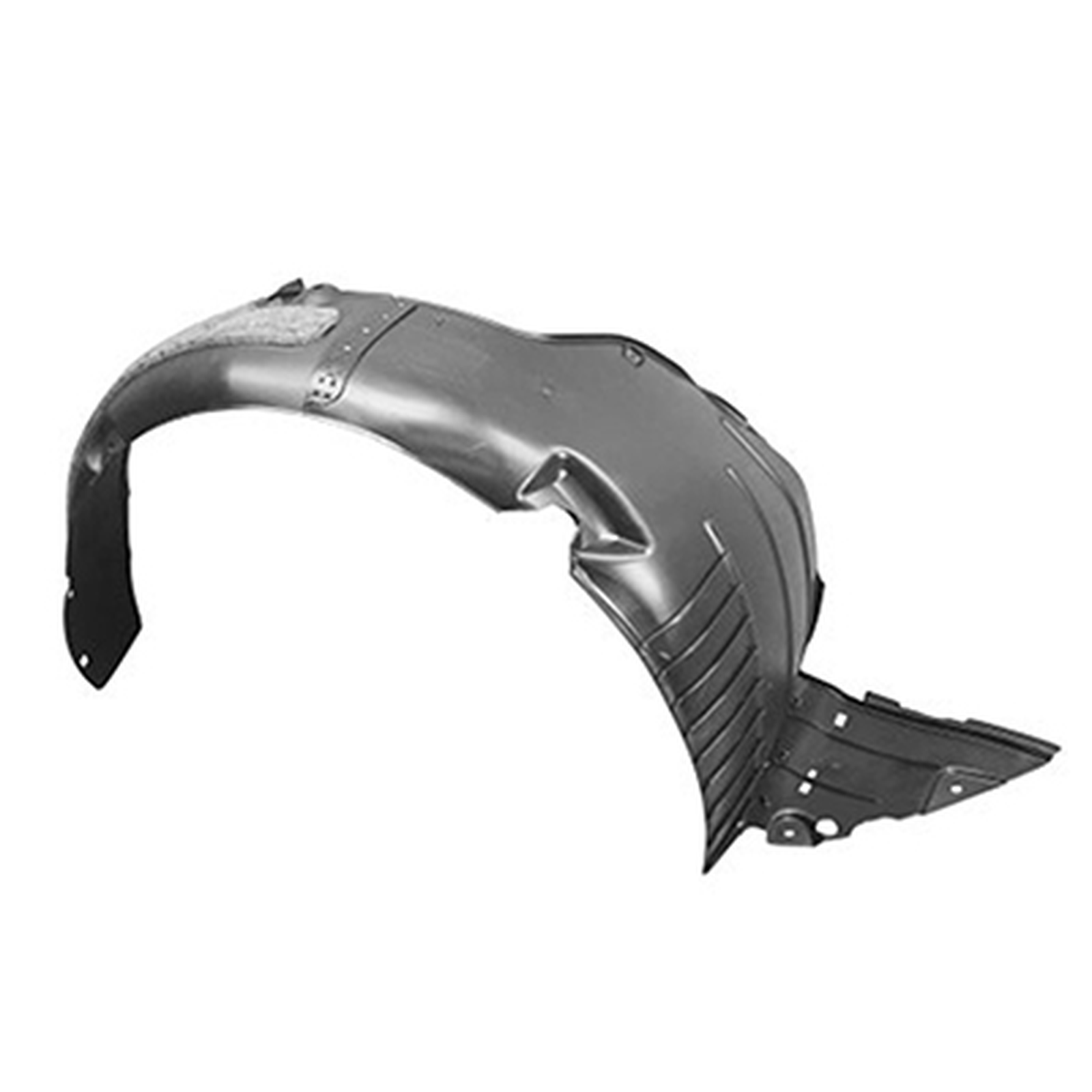 HY1249133 hyundai elantra 2014 2016 front right fender liner korean built hy1249133 1