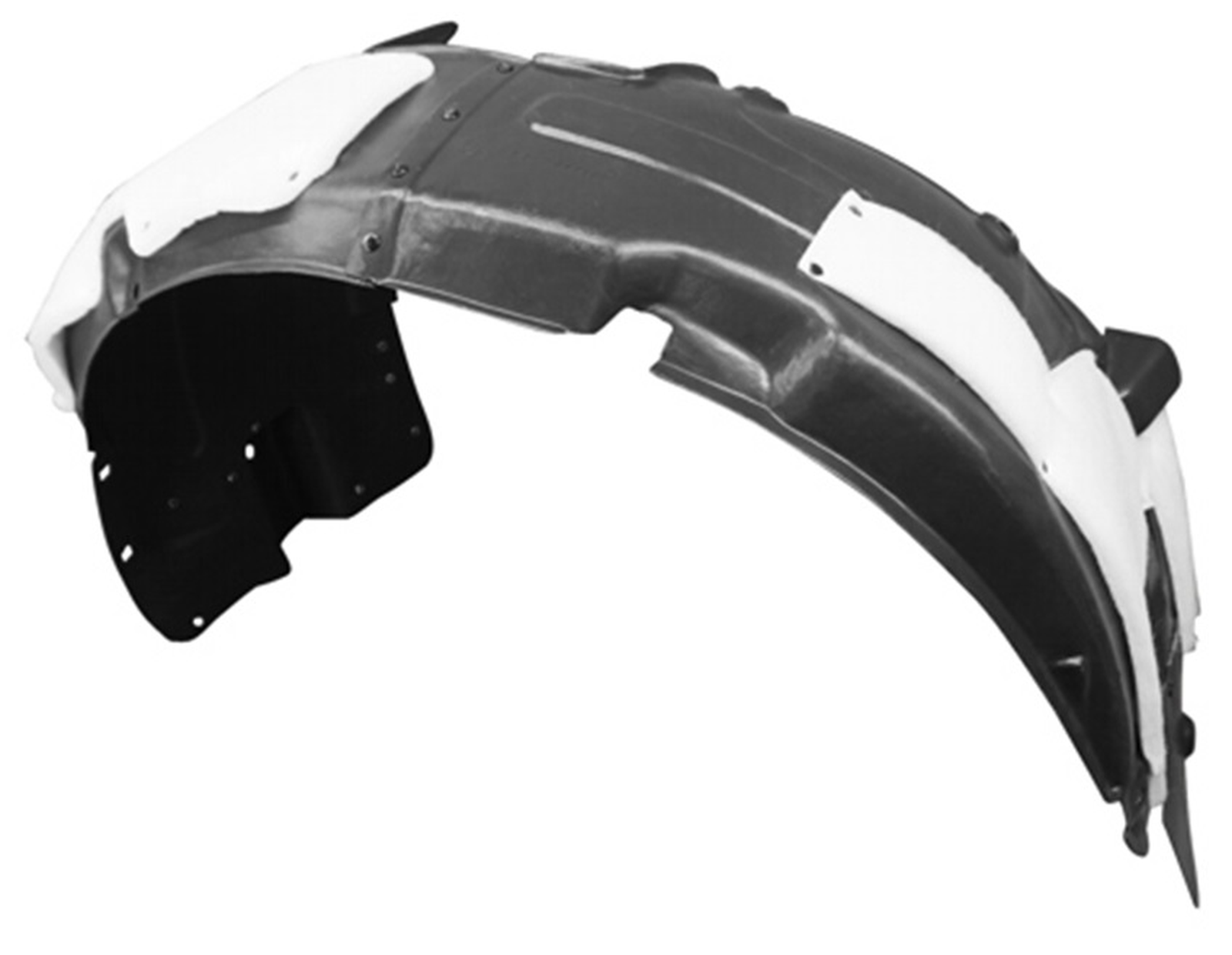 HY1249139 hyundai tucson 2014 2015 front right fender liner hy1249139 1