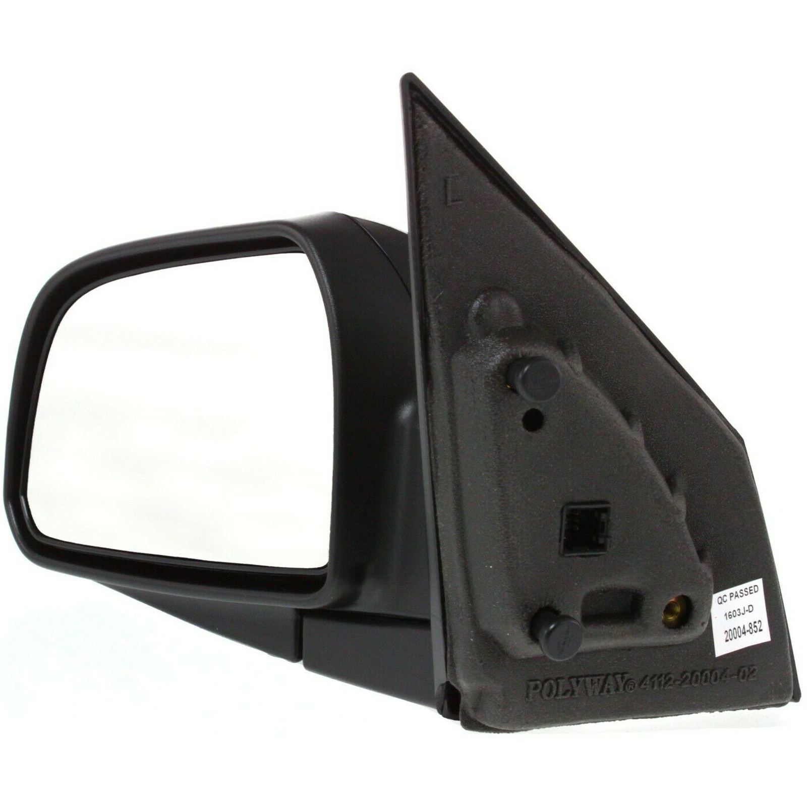 HY1320151 hyundai tucson 2005 2009 left side mirror power htd textured black hy1320151 3