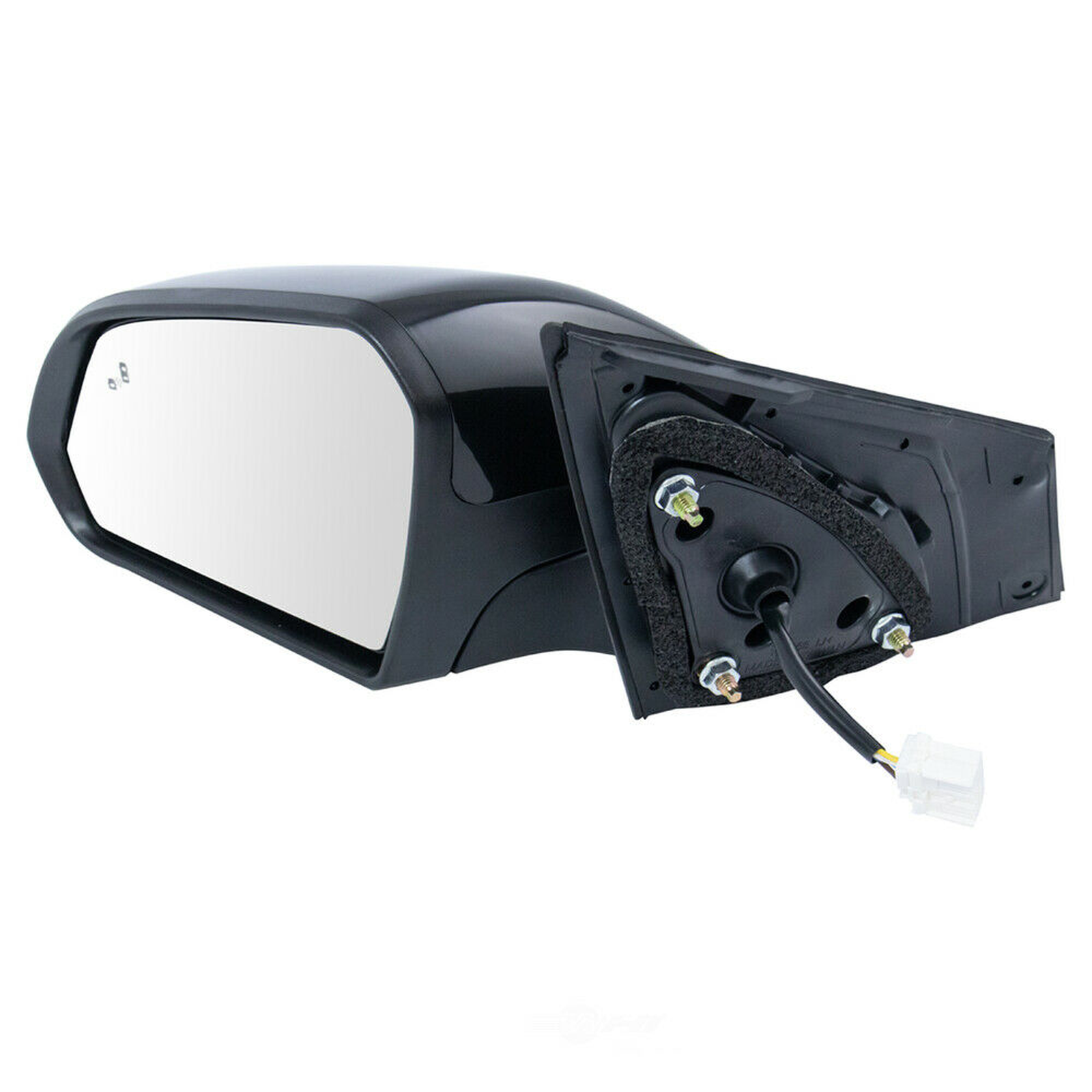 HY1320237 hyundai sonata 2018 2019 left side mirror power textured with blind spot hy13202 3