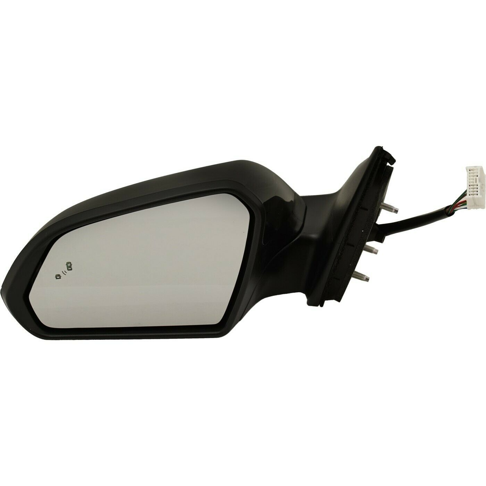 HY1320238 hyundai sonata 2018 2019 left side mirror power textured with blind spot signal  1