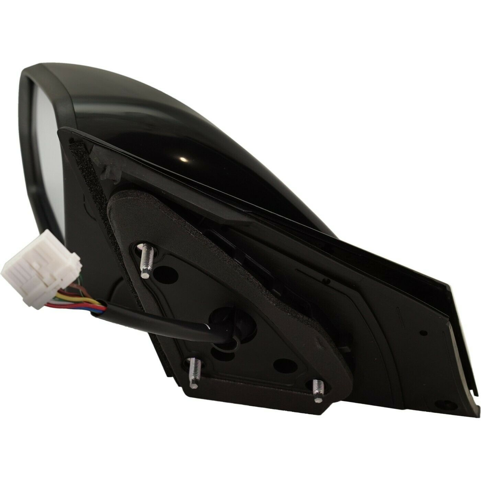 HY1320238 hyundai sonata 2018 2019 left side mirror power textured with blind spot signal  4