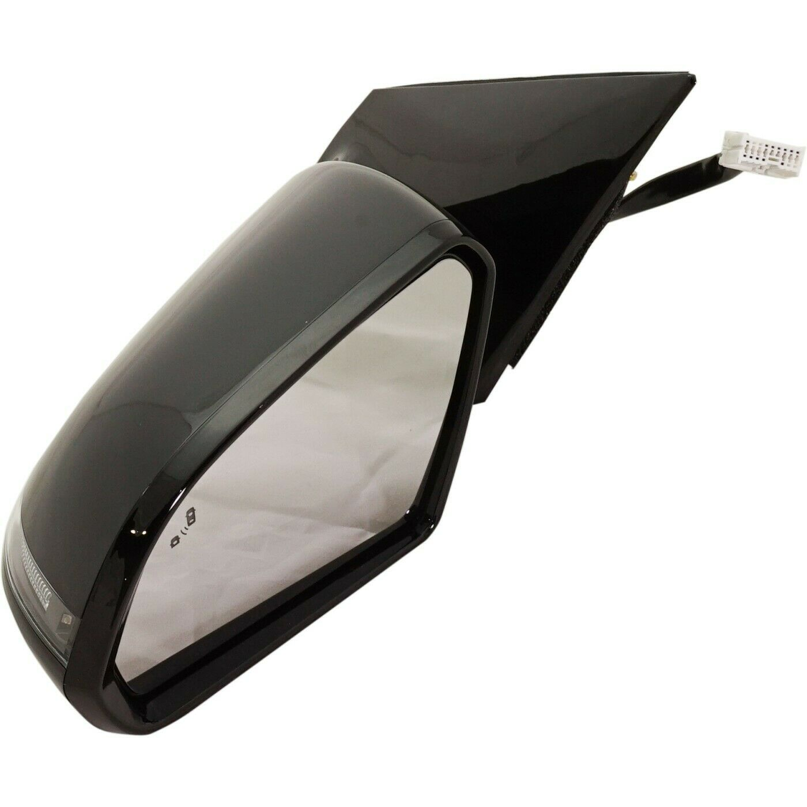 HY1320240 hyundai sonata 2018 2019 left side mirror power ptm base with blind spot signal  3
