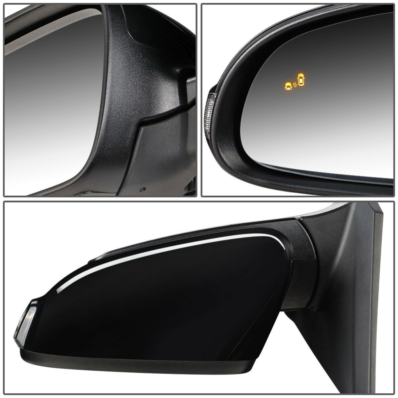 HY1320257 hyundai kona 2018 2022 left side mirror power htd with signal ptm hy1320257 4