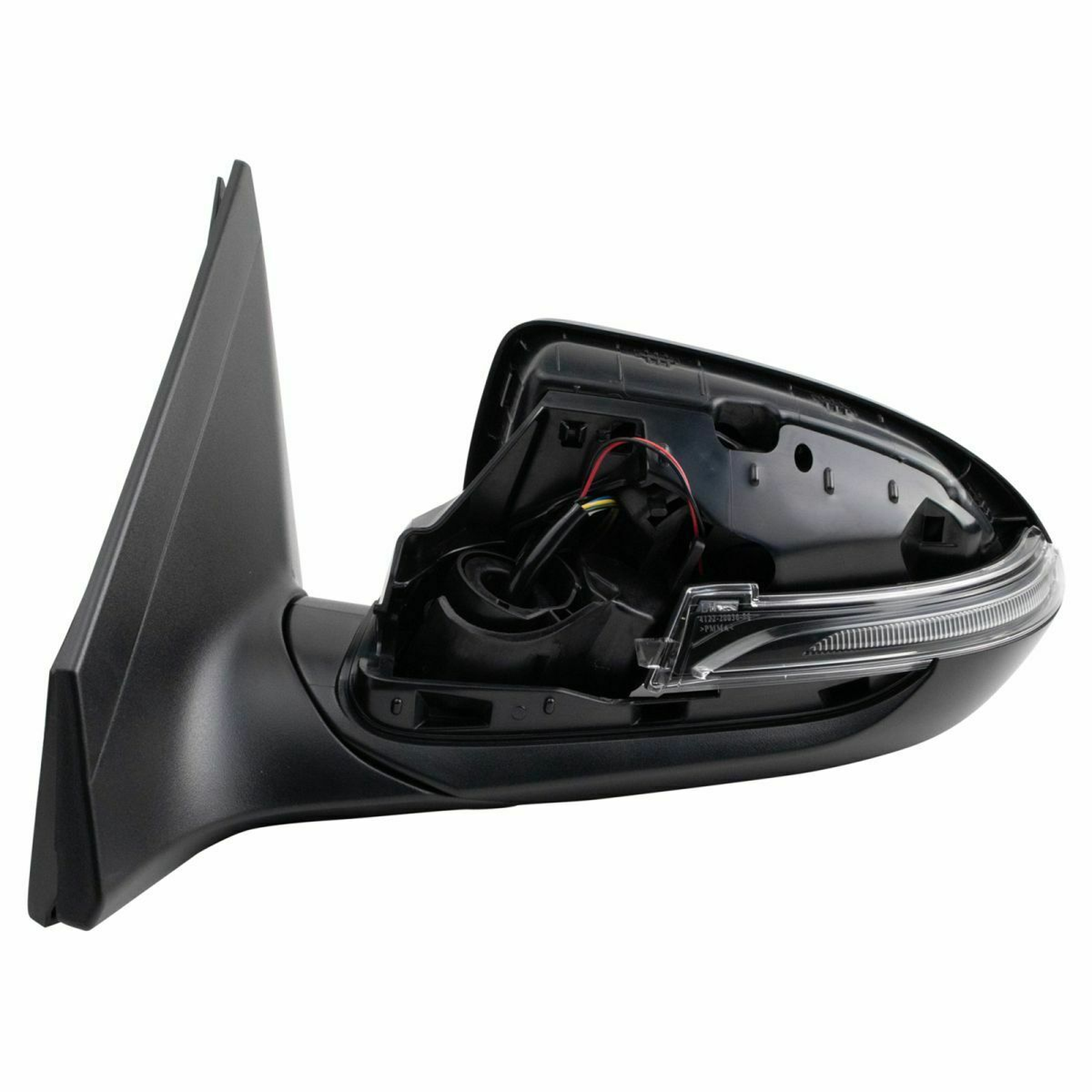 HY1320267 hyundai elantra 2019 2020 left side mirror power ptm with blind spot memory sign 4