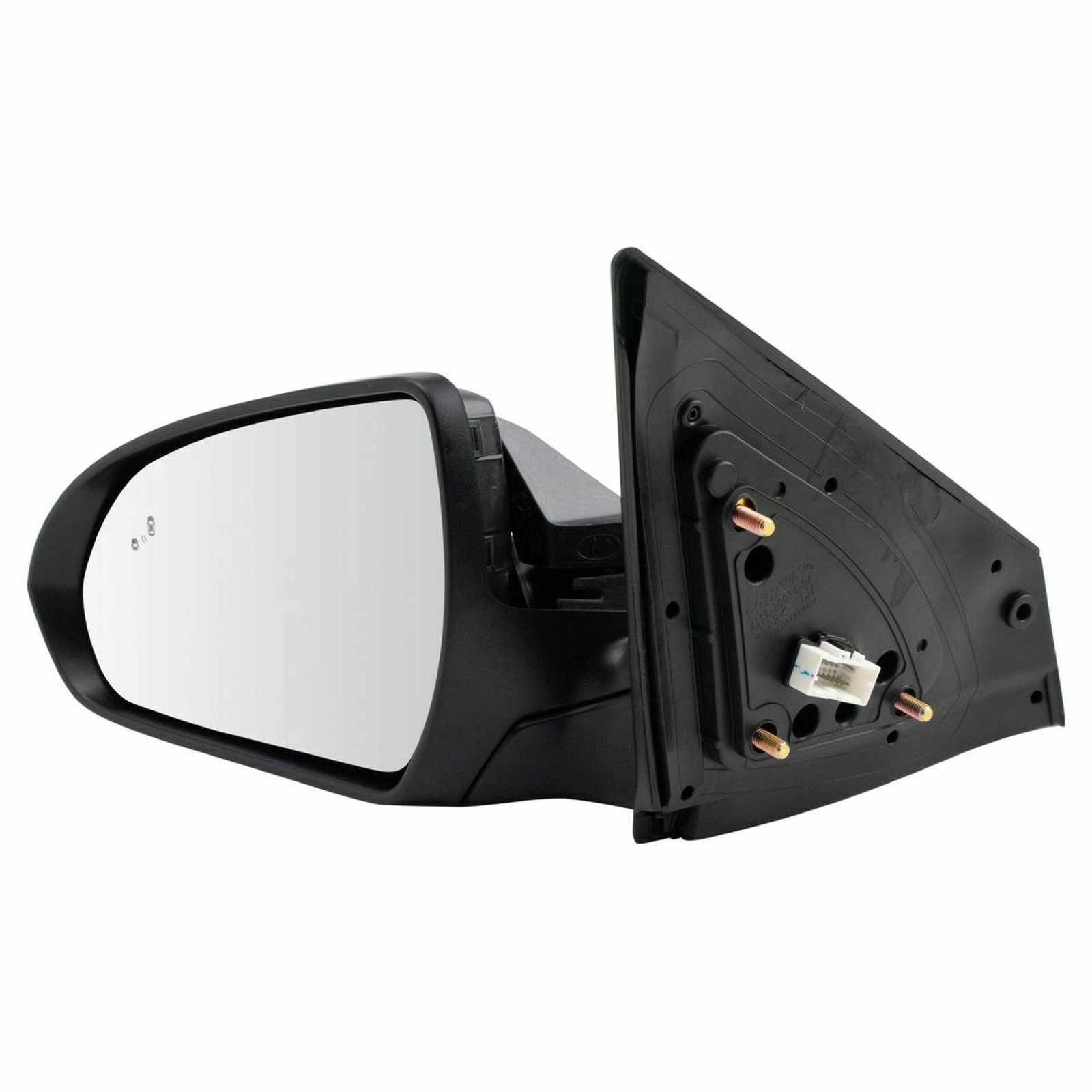 HY1320267 hyundai elantra 2019 2020 left side mirror power ptm with blind spot memory sign 5