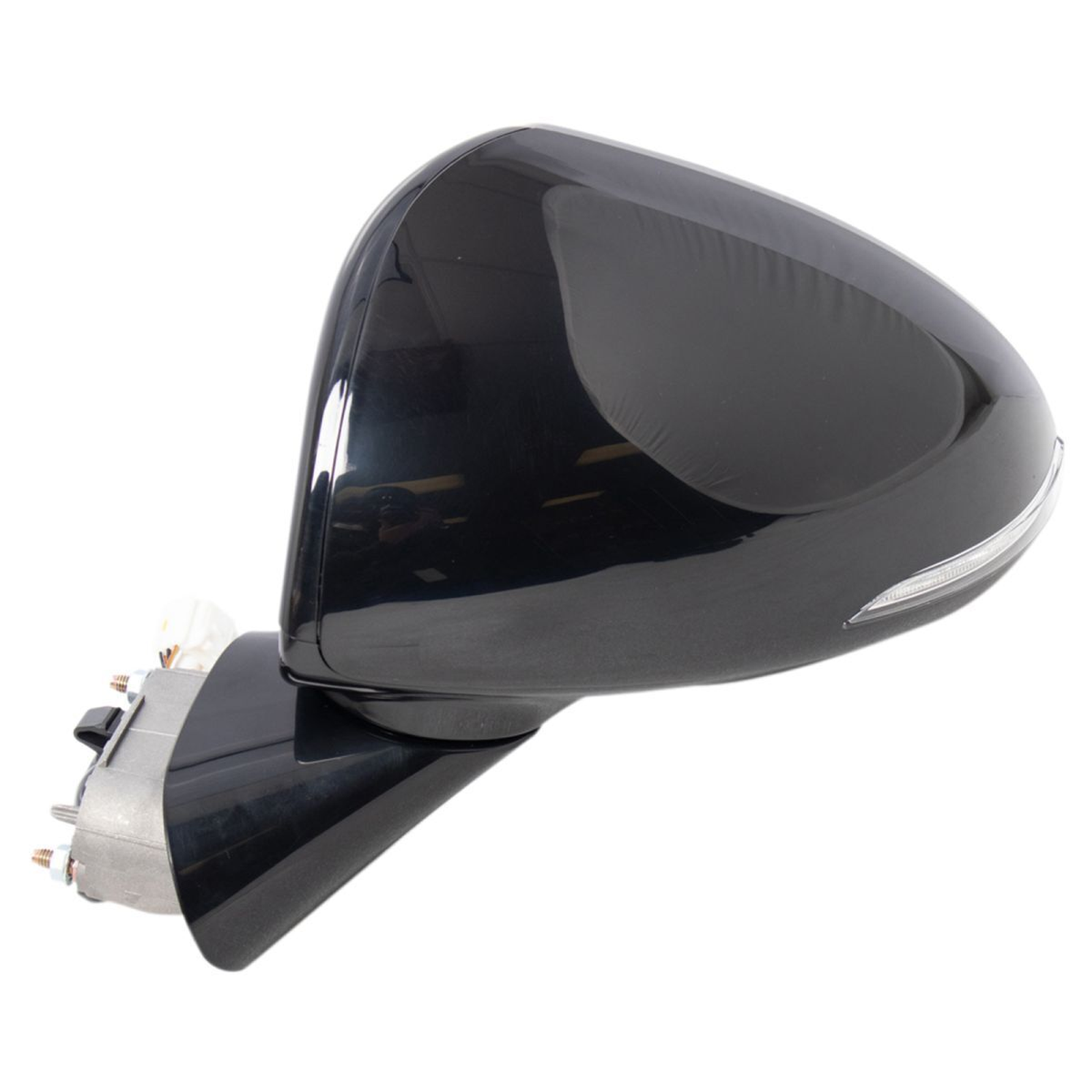 HY1320273 hyundai sonata 2020 2023 left side mirror power gloss black n line sel plus sprt 3