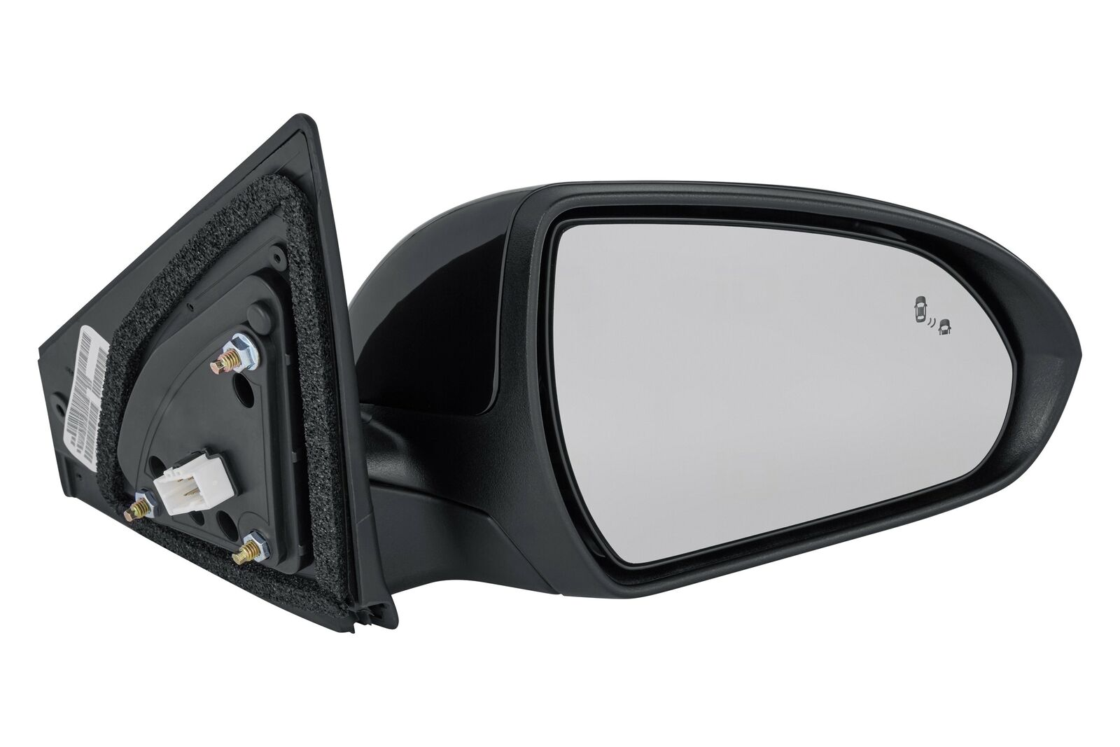 HY1321227 hyundai elantra 2017 2018 right side mirror power htd manual fold with blind spo 3