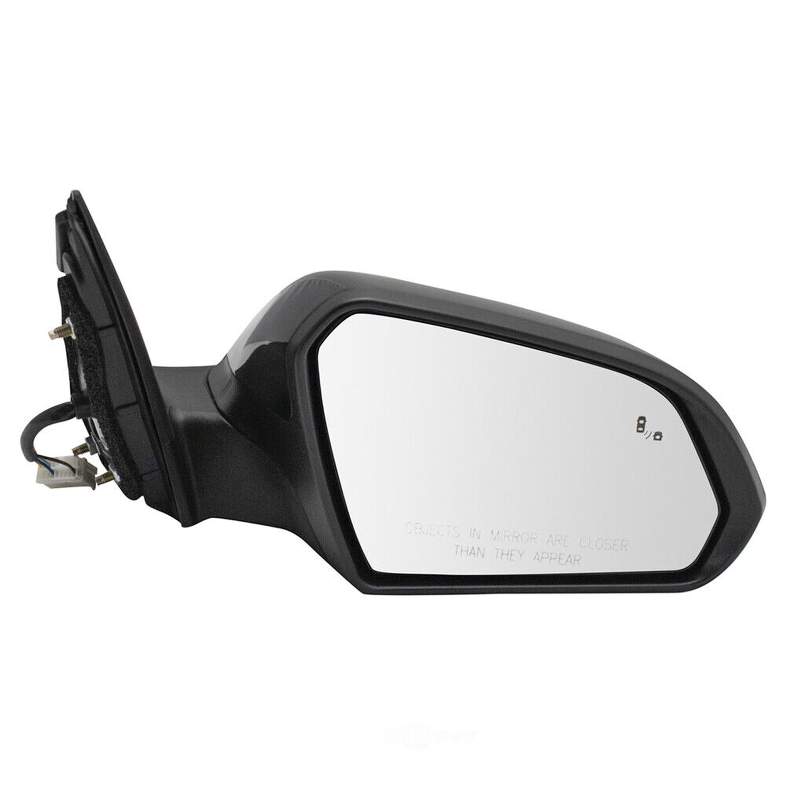 HY1321237 hyundai sonata 2018 2019 right side mirror power textured with blind spot hy1321 1