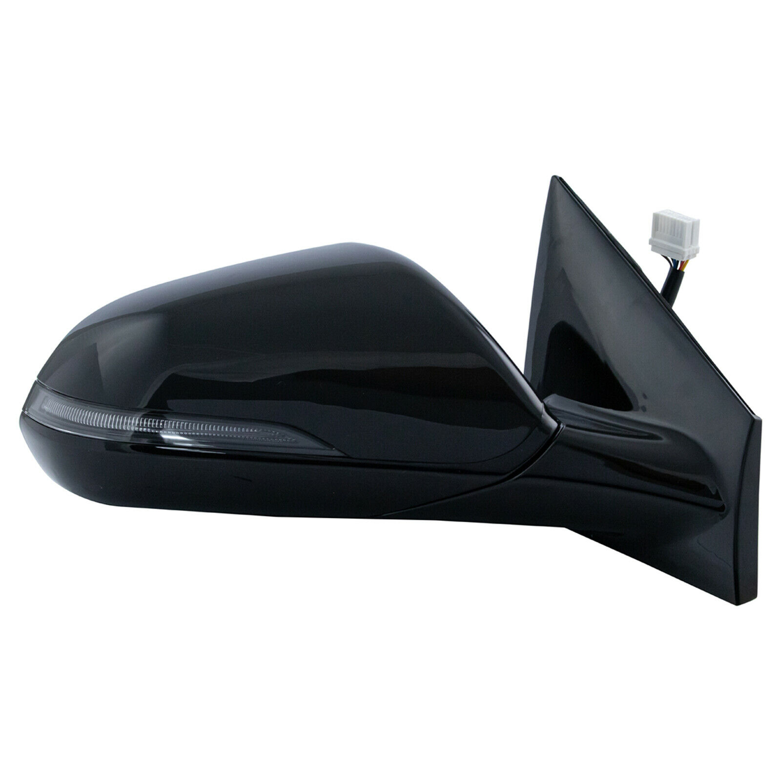 HY1321239 hyundai sonata 2018 2019 right side mirror power ptm base with blind spot signal 3