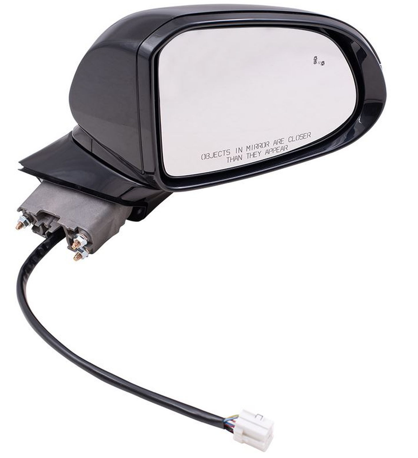 HY1321264 hyundai santa fe 2019 2020 right side mirror power ptm htd with signal blind spo 2