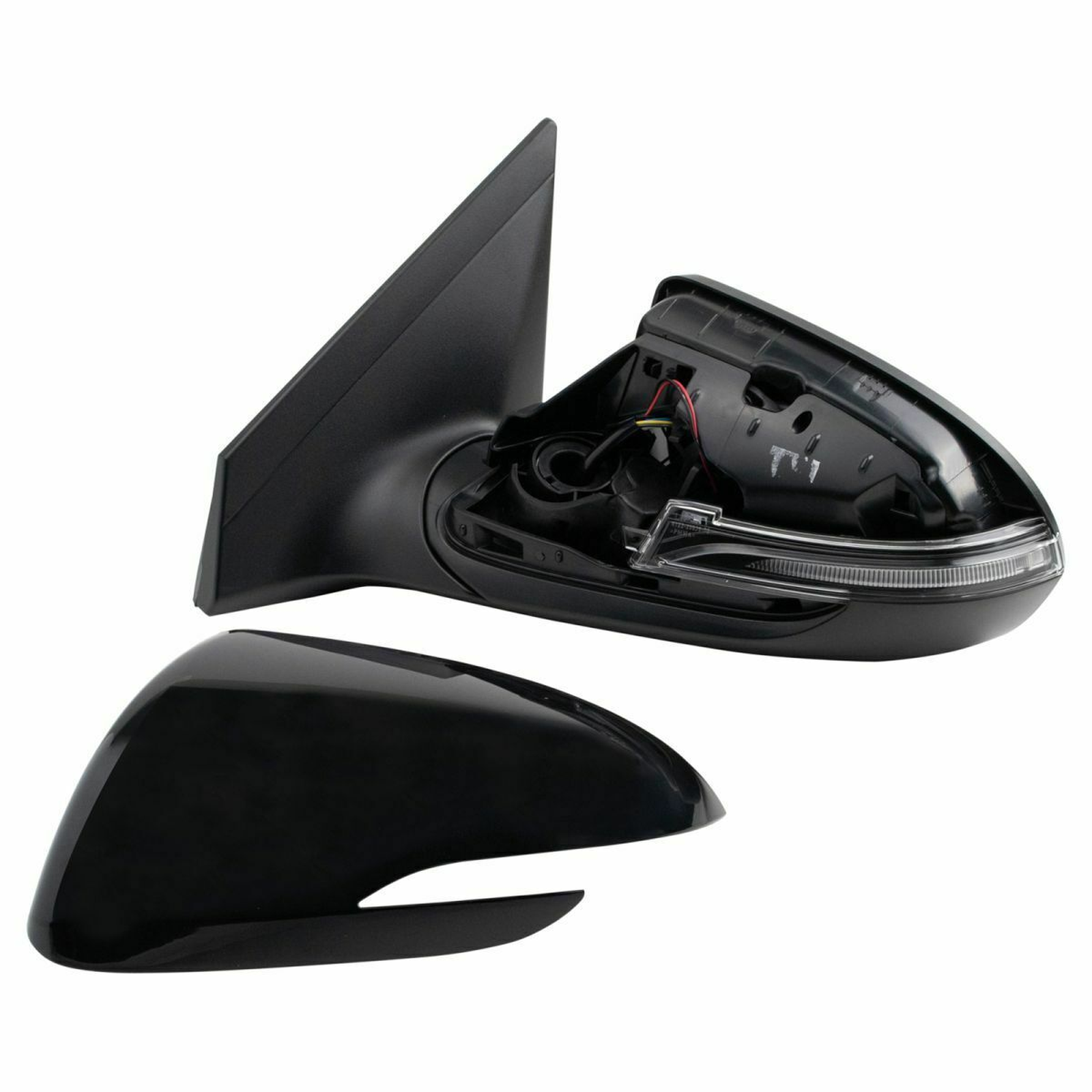 HY1321267 hyundai elantra 2019 2020 right side mirror power ptm with blind spot memory sig 3