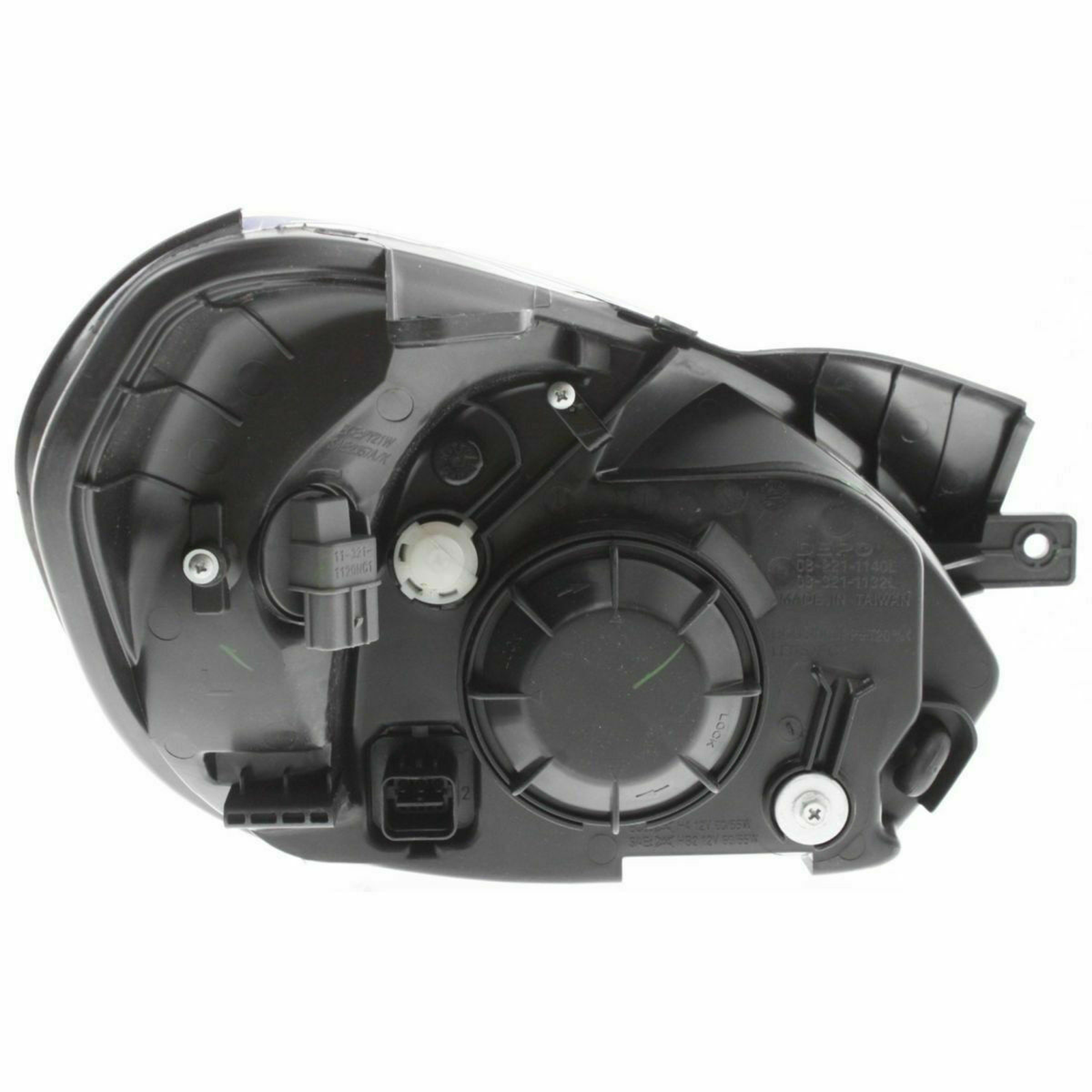 HY2502137 hyundai accent 2006 left headlight hq hy2502137 4