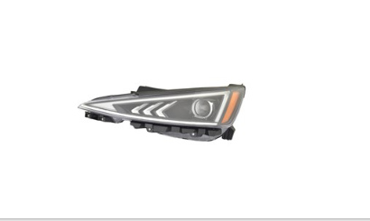 HYUNDAI ELANTRA 2019-2020 — HALOGEN HEADLIGHT LH; W/ LED DRL; SEDAN 2019-2020