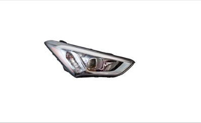 HYUNDAI SANTA FE SPORT 2013-2018 — HID HEADLIGHT RH; BLACK BEZEL; SANTA_FE_SPORT 2013-2016
