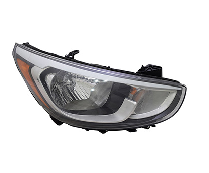 HYUNDAI ACCENT 2012-2017 — HEAD LAMP HALOGEN RH; W/O LED; ACCENT SEDAN/HBACK 2015-2017 CAPA